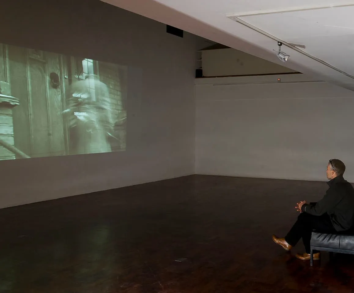 <strong>Memoirs</strong>, video by Susan Aldworth. Hatton Gallery, Newcastle  2012. Photograph by Gavin Duthie.