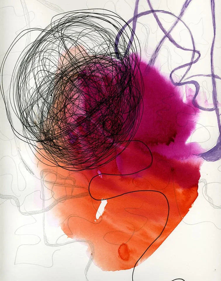 <strong>Drawings from neuroradiology department at Royal London Hospital 2000-06</strong>, Susan Aldworth. Installation at Transition Gallery, London, 2008.