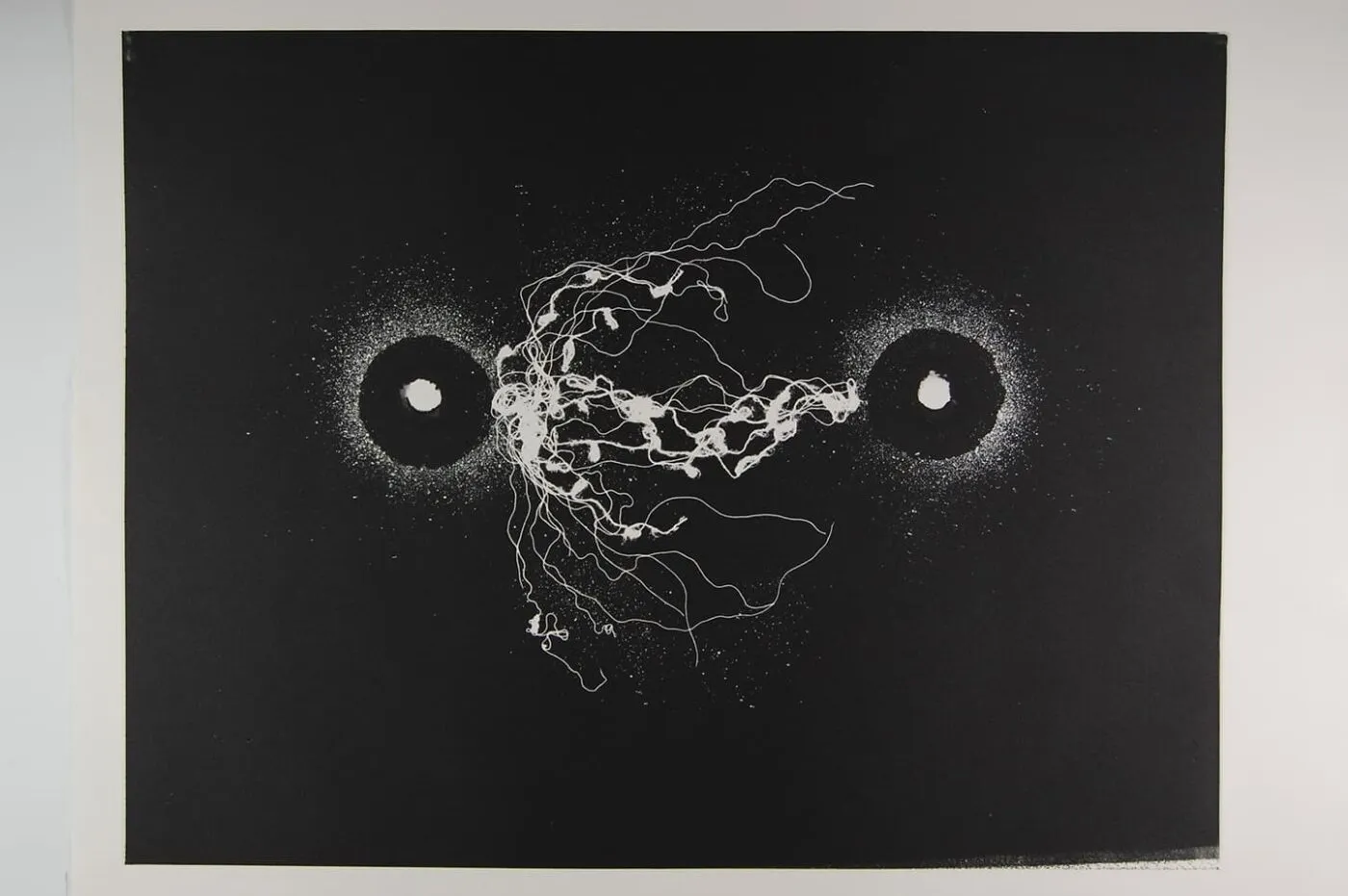 <strong>Out of Body 4.1</strong>, Susan Aldworth, monoprint, 56 x 76 cms, 2009.