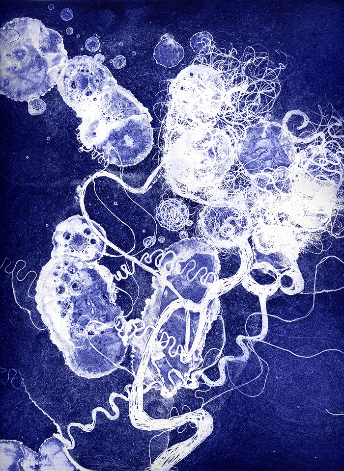 Brainscape 24 (2005), aquatint and etching, 30 x 25 cm