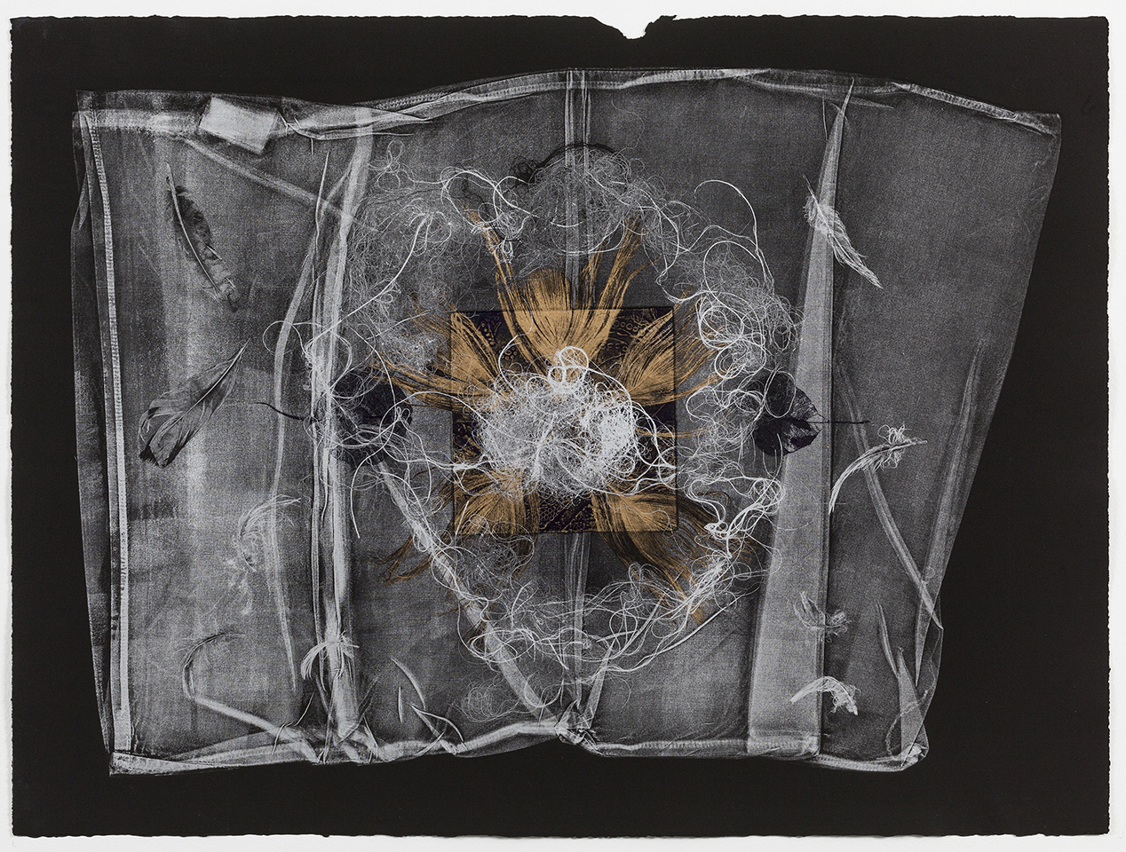 The Dark Self 3 (2017), monoprint, 56 x 76 cm