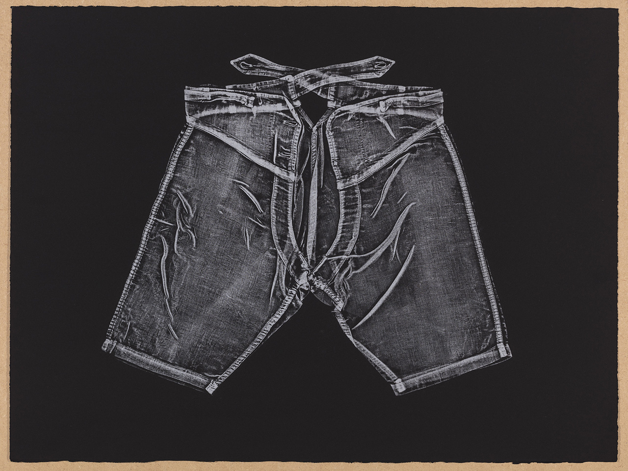 <strong>Traces of a Childhood 6</strong>, Susan Aldworth, monotype, 56 x 76 cms, 2018. Photograph by Peter Abrahams.