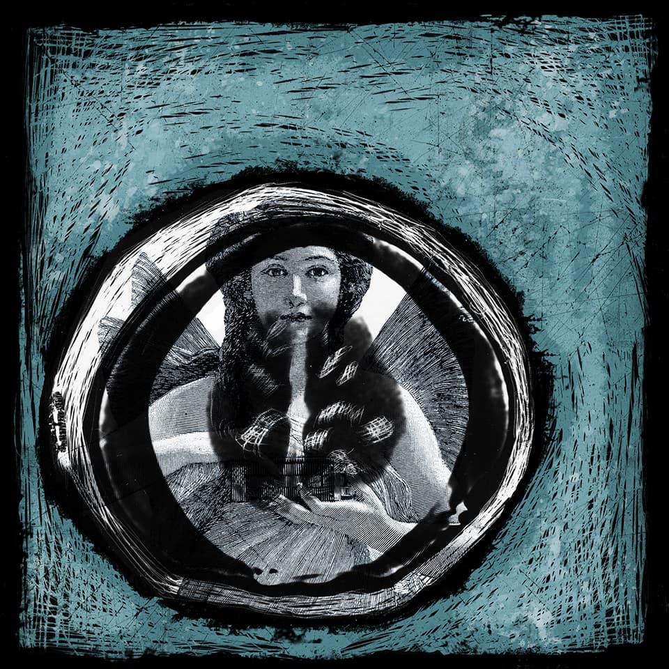 <strong>Cogito Ergo Sum 3.4</strong>, Susan Aldworth, archival digital print, 35 x 35 cms, 2006.